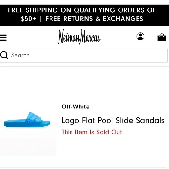 Off-White HF Pool Slides - Picture 4 of 12